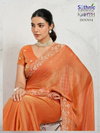 Kaaya Verve By Sethnic Lifestyle Chiffon Velvet Party Wear Saree Wholesale Online
